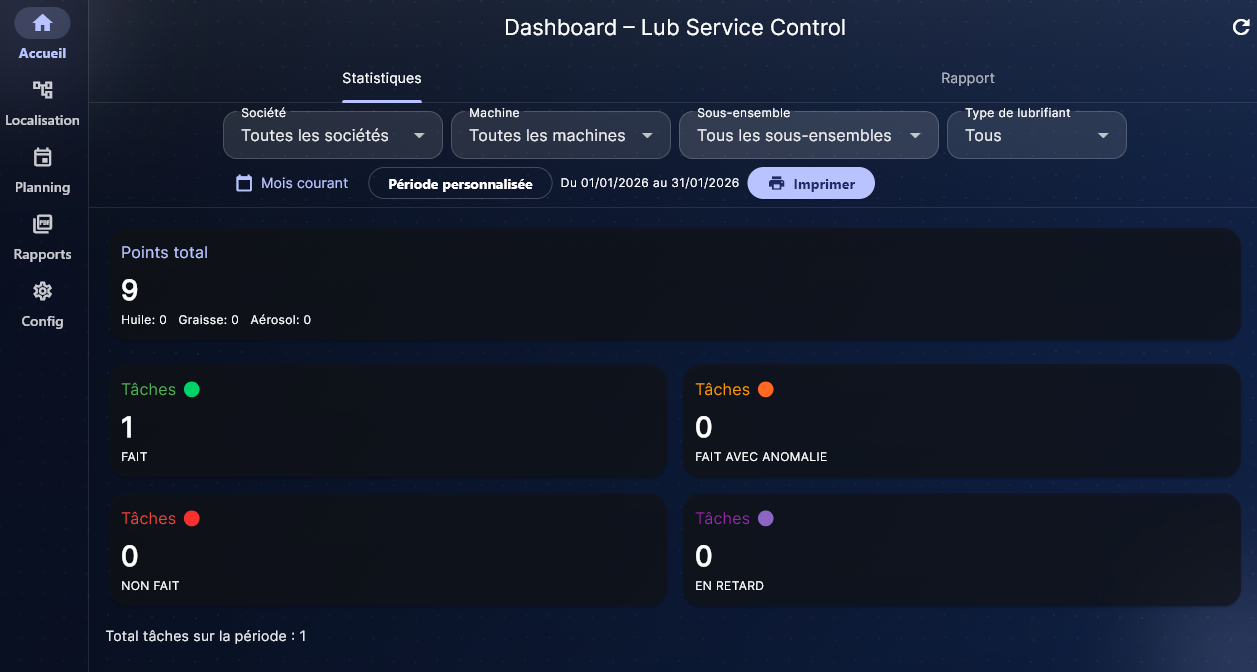 Aperçu application - écran 1